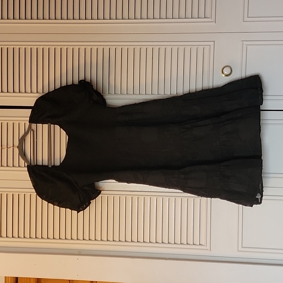 Floral Puff Sleeve Mini Dress - Picture 7 of 9